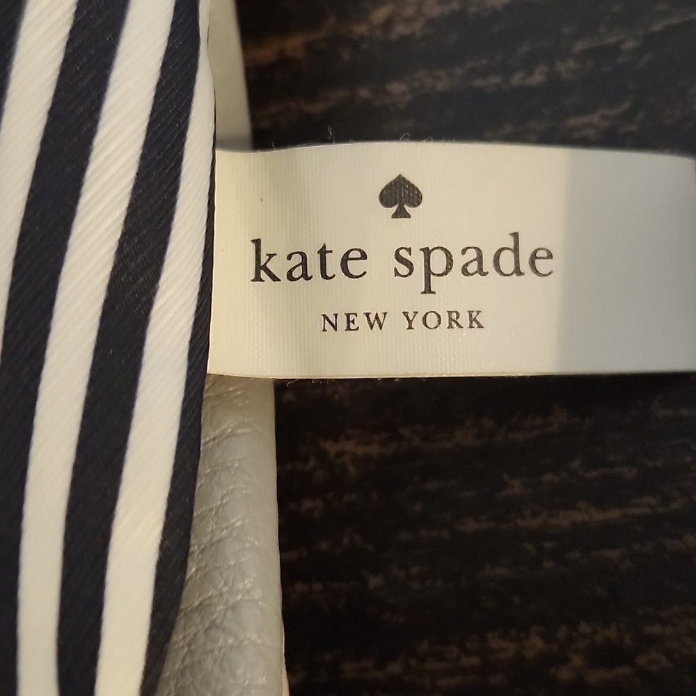 KATE SPADE NEW YORK Color Block Block Gray Tan Classic Crossbody - Picture 7 of 14